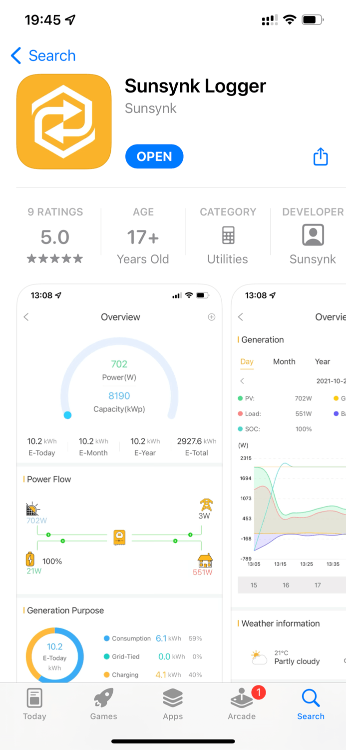 Sunsynk Logger App is now available for download — Sunsynk news article